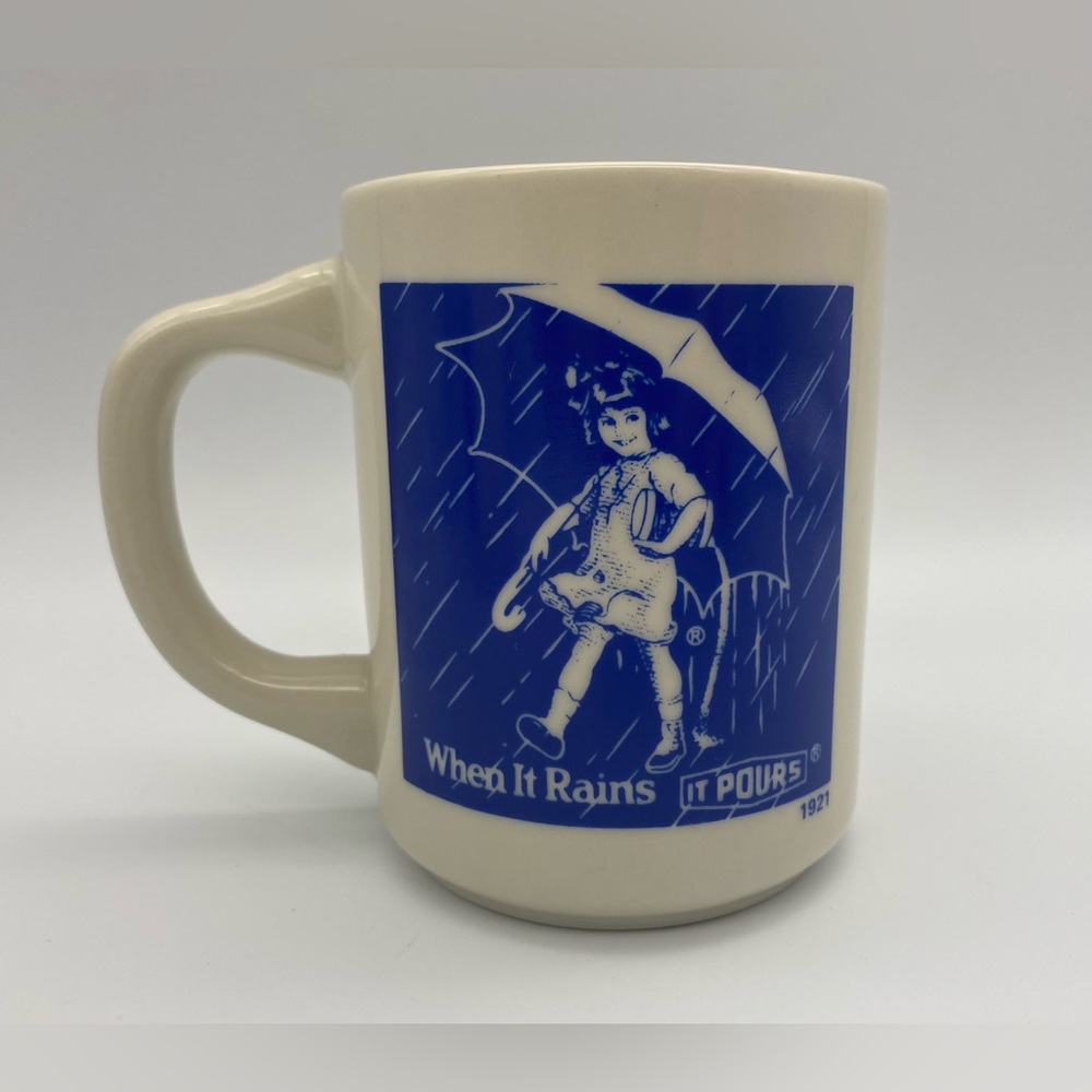 Set of 4 Morton Salt Ceramic Collector Coffee Mugs - Picture 8 of 11